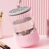 Электрический очиститель для кистей для макияжа USB Автоматическая машина для чистки косметических кистей Многофункциональная сушилка для косметических кистей Держатель Контейнер для мытья инструментов