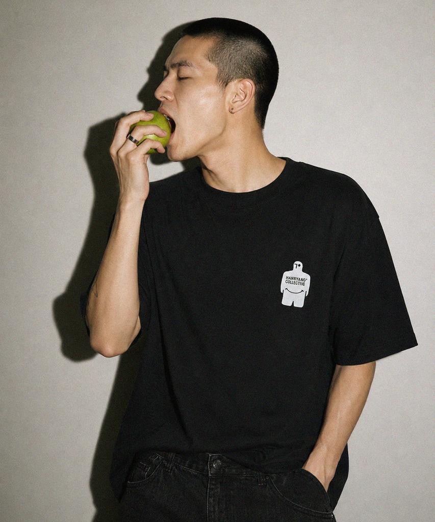 HANRYANG COLLECTIVE Hr M Иконка Футболка Черный