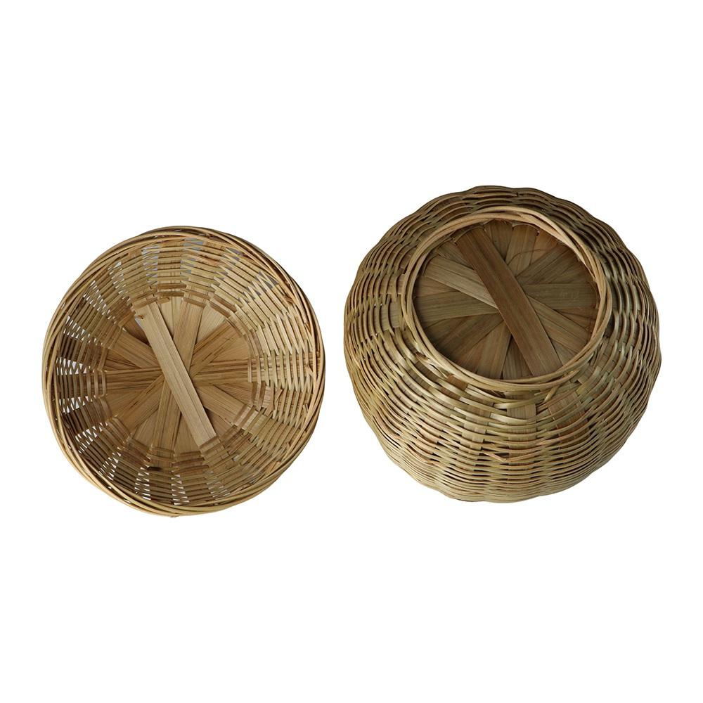 Еда Хлеб Стол Декоративный Износостойкий Плетеный Поднос с Крышкой Ротанговая Коробка Корзина для Хранения