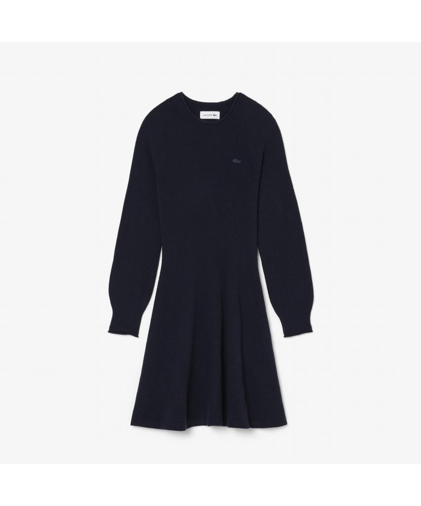 Lacoste Women'S Wool Fit-And-Flare Mini Dress Ef4161-55N 166