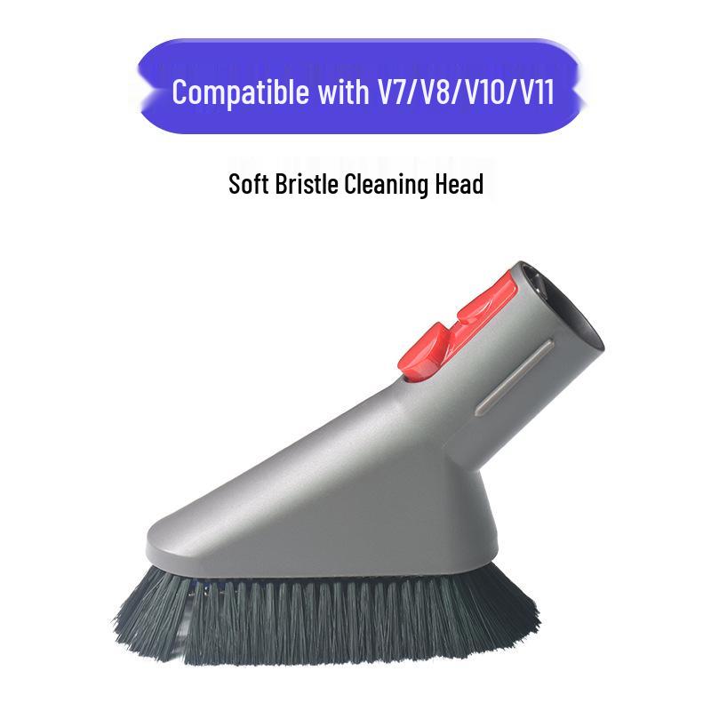 Совместимые аксессуары для пылесосов Dyson: мягкая щетка, плоская насадка, шланг, всасывающая насадка для матраса для моделей V7, V8, V10, V11.