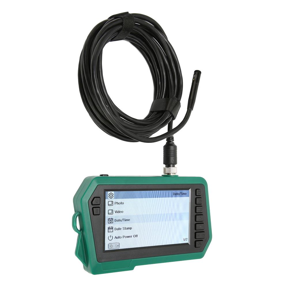 Промышленный эндоскопический комплект IP68 с двумя объективами, 4,3-дюймовым ЖК-экраном, 1080P, 6 светодиодов, поддержка карт памяти, бороскоп