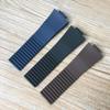 25*12mm Black Brown Blue Waterproof Silicone Rubber Watch Band Wrist WatchBand Belt For Ulysse Nardin Strap Bracelet