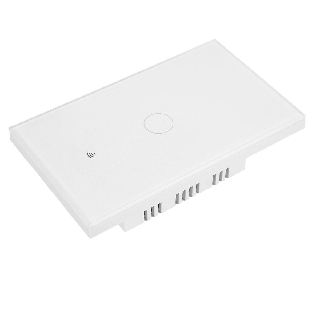 Intelligent WIFI Touch Switch Single Fire 1 Channel White AC 100‑250V for TUYA APP Remote Control