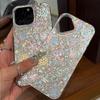 Phone Case for iphone 13 14 16 Plus XS Max 17 Pro Air 15 12 18 Pro Max XR 11 Marine small animals Silver Cracked Texture Shockproof Cover