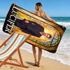 Passionate Embrace: Love's Intensity beach towel soft Portable for travel quick-drying swim towel seaside swim beach towel Travel and vacation towels