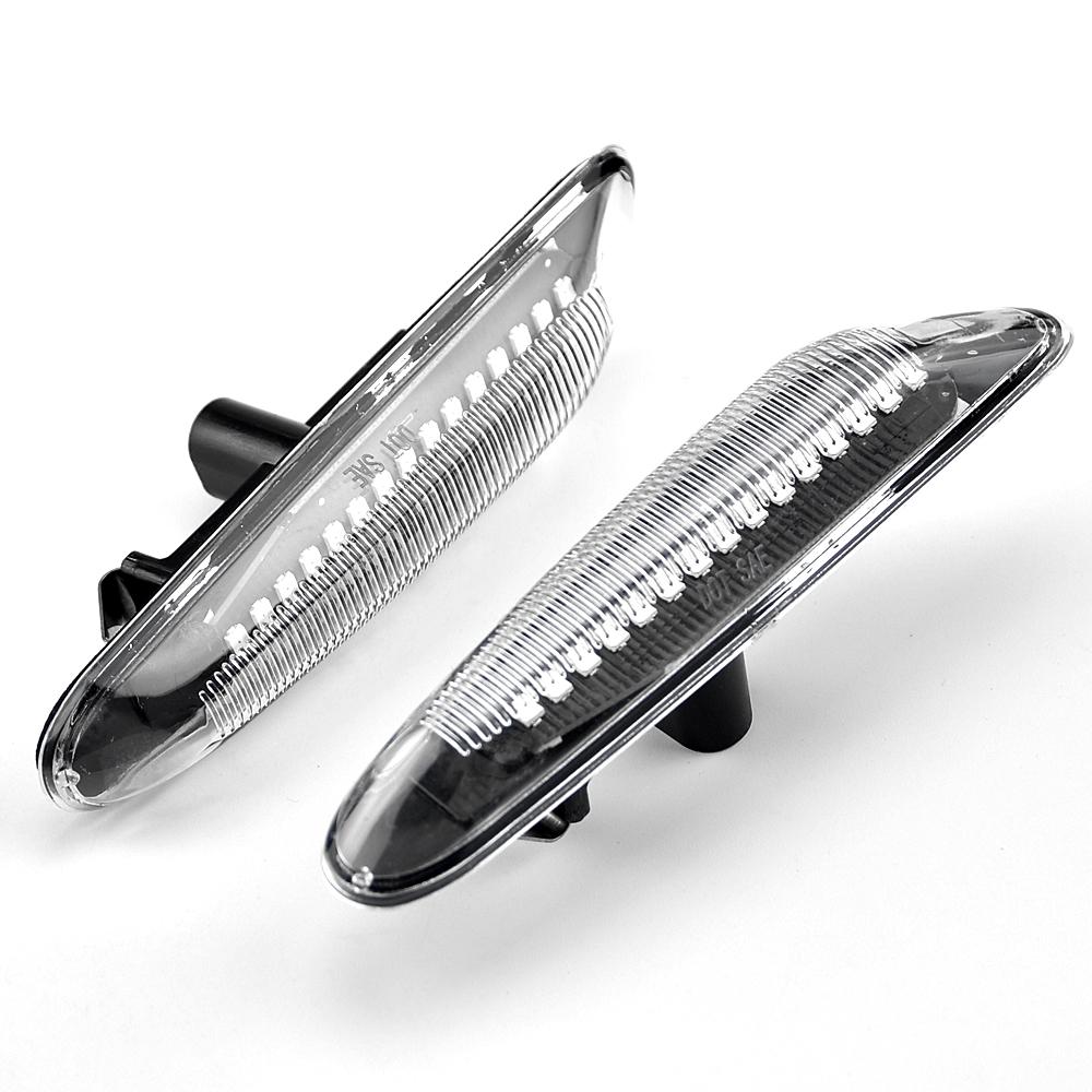 Динамический светодиодный боковой габаритный фонарь с указателем поворота для BMW E90 E91 E92 E93 E60 E87 E82 E46