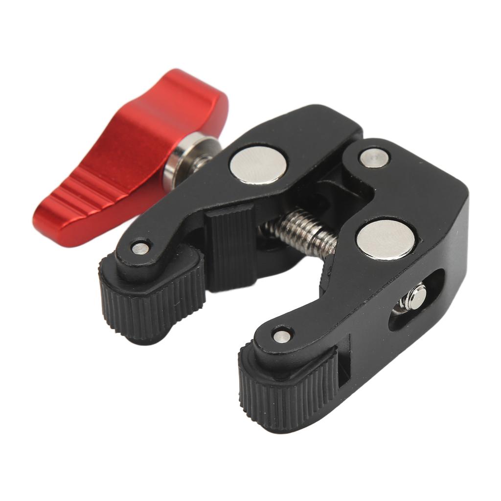 Small Aluminum Alloy Super Clamp Crab Pliers Clip with 1 4 Inch 3 8 Inch Thread Camera Clamp Mount