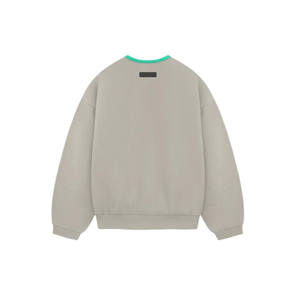 Fear of God Essentials Свитшот с круглым вырезом Seal Мужские Топы Серый 192SP244685F