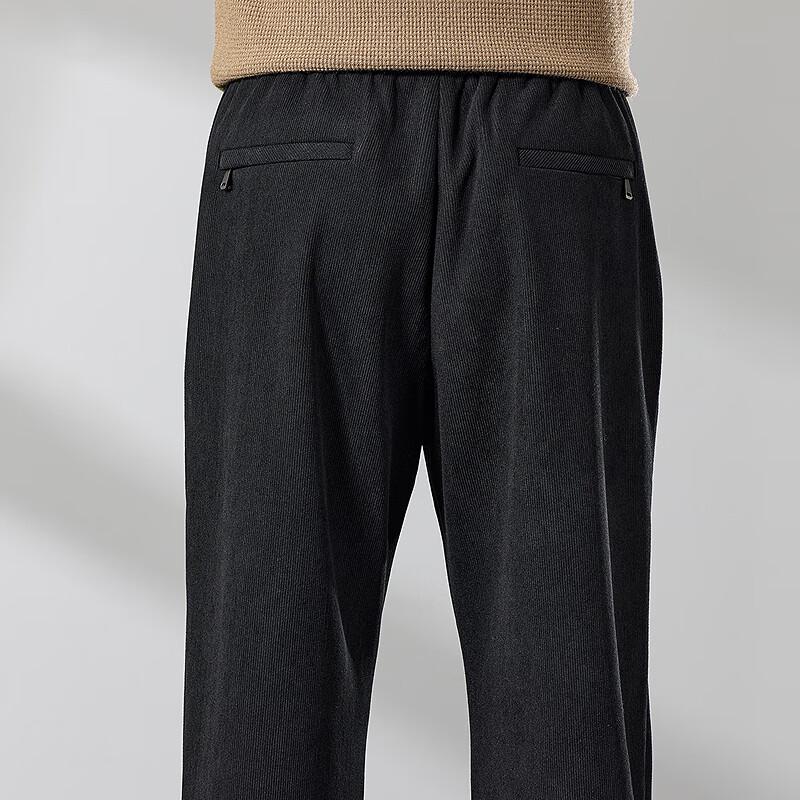 Мужские утепленные флисовой подкладкой повседневные брюки прямого кроя FAPAI