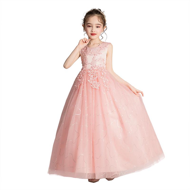 High-End Flower Girl Princess Tutu Dress for Weddings and Performances