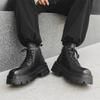 Ботинки Martin Boots с толстой подошвой, с высоким голенищем, в британском стиле, с высоким голенищем, мужские короткие ботинки с боковой молнией 30322-J