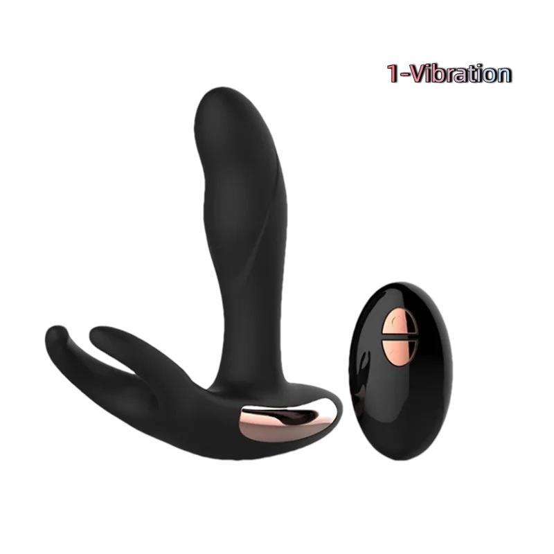 Массажер простаты с дистанционным управлением, нагревом, анальной вибрацией, анальная пробка, мастурбатор, игрушки для взрослых