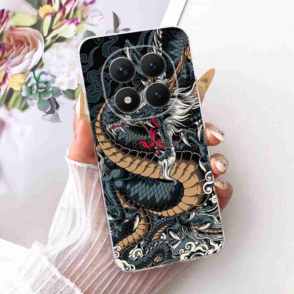 Для Xiaomi Redmi Note 15 Pro Plus ProPlus 5G Чехол Цветочный Мультяшный Чехол Мягкий Силиконовый Чехол Для Redmi Note 15 Pro+ Чехол