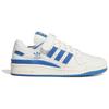 Adidas Forum 84 Low White Trace Royal Unisex Sneakers Cream Cloud-White Cream-White JI4658
