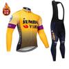 Warm Fleece-Lined Windproof Waterproof Cycling Jersey Set Mountain Bike Road Riders Winter