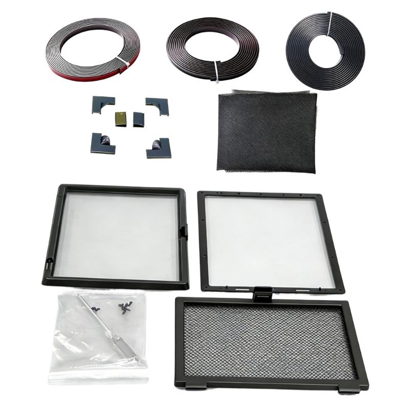 Replacement Magnetic Fish Tanks Guard Net Prevents Jumping Includes Sturdy Mounting Holders