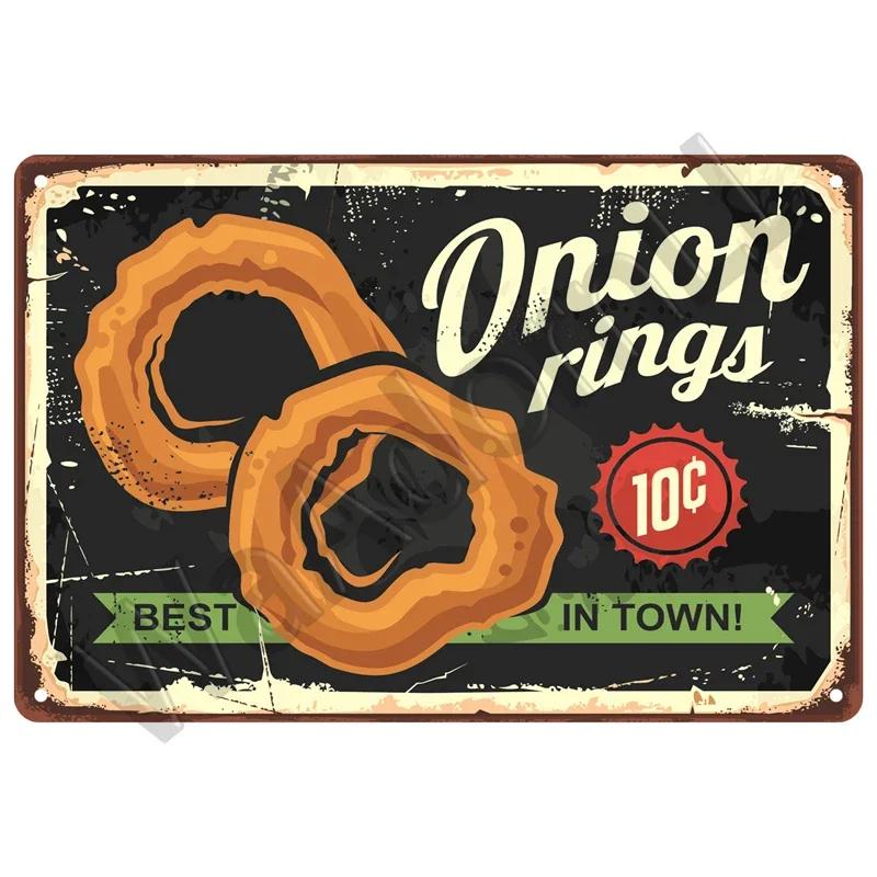 Пицца настенное искусство тарелка зона табличка отличная еда винтажный металлический знак паб бар домашнее украшение лучший самодельный постер жестяная вывеска декор клуб