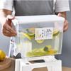 Cold Water Jug With Tap Water Beverage Dispenser Fruit Teapot Cold Waterlemonade