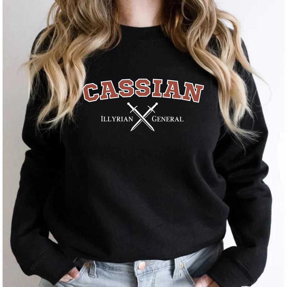 Толстовка Cassian Lord of Bloodshed SJM Illyrian General Толстовки Acotar Velaris Толстовки Bookish Hoodie Women Pullover Tops