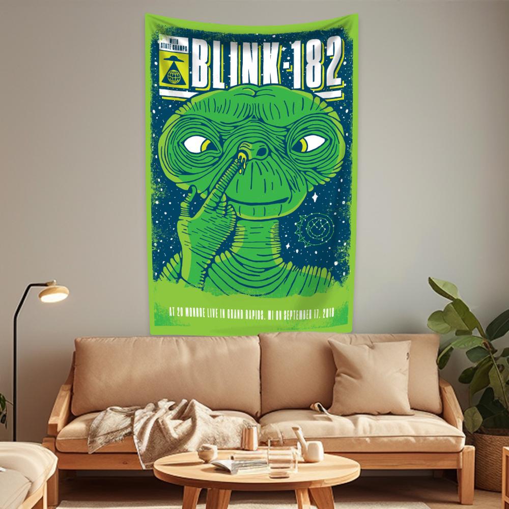 Rock Music Tapestry Heavy Metal Band Home Decoration Wall Hanging Dormitory Background Party Or Concert Decor