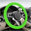 Car Steering Wheel Cover, 13 To 14.17 Inches Anti-Slip Silicone Steering Wheel Protector, Soft Flexible Shock-Absorbent Steering Wheel Protective