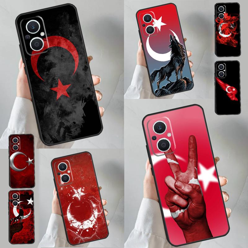 Чехол Турция Турецкий флаг для OPPO Reno 11 10 Pro 8 7 6 5 4 Lite 8T 5Z 4Z 11F OPPO Find X5 X6 Pro X2 Neo X3 Lite