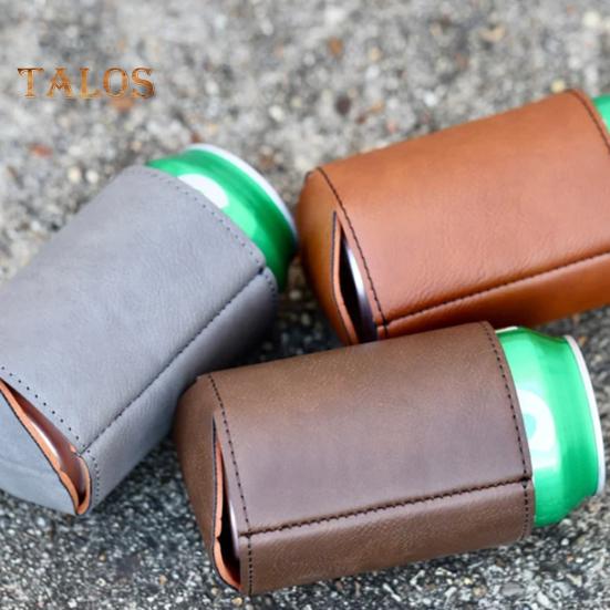 Чехол для пивной бутылки для папы, рукав из искусственной кожи, сохраняет напитки холодными, отличный подарок на День отца, день рождения или любой особый случай