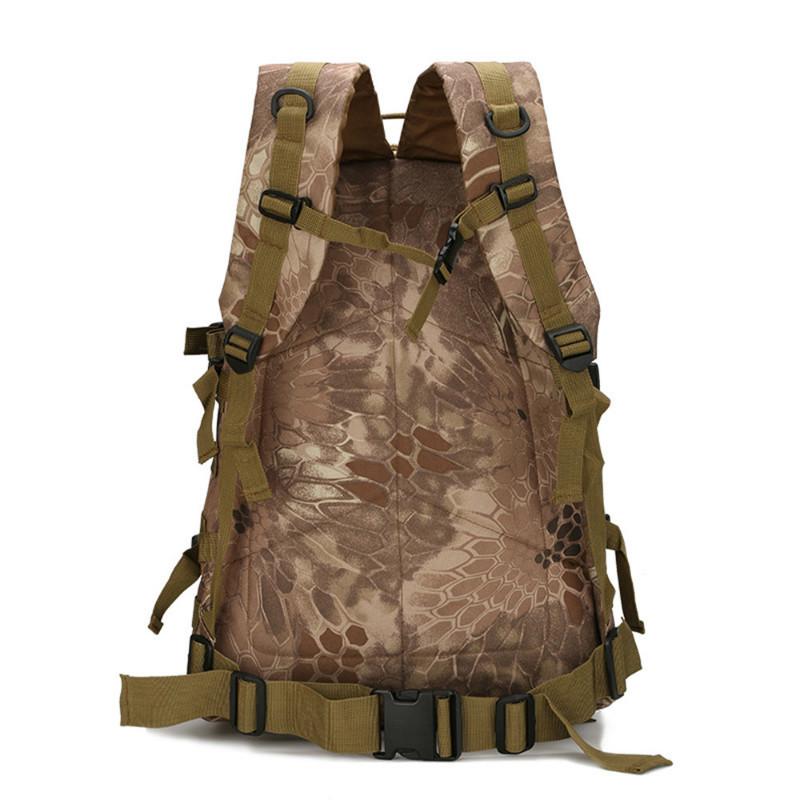 40L Tactical Military Backpack Waterproof Outdoor Hiking Trekking Camouflage 3D Backpack