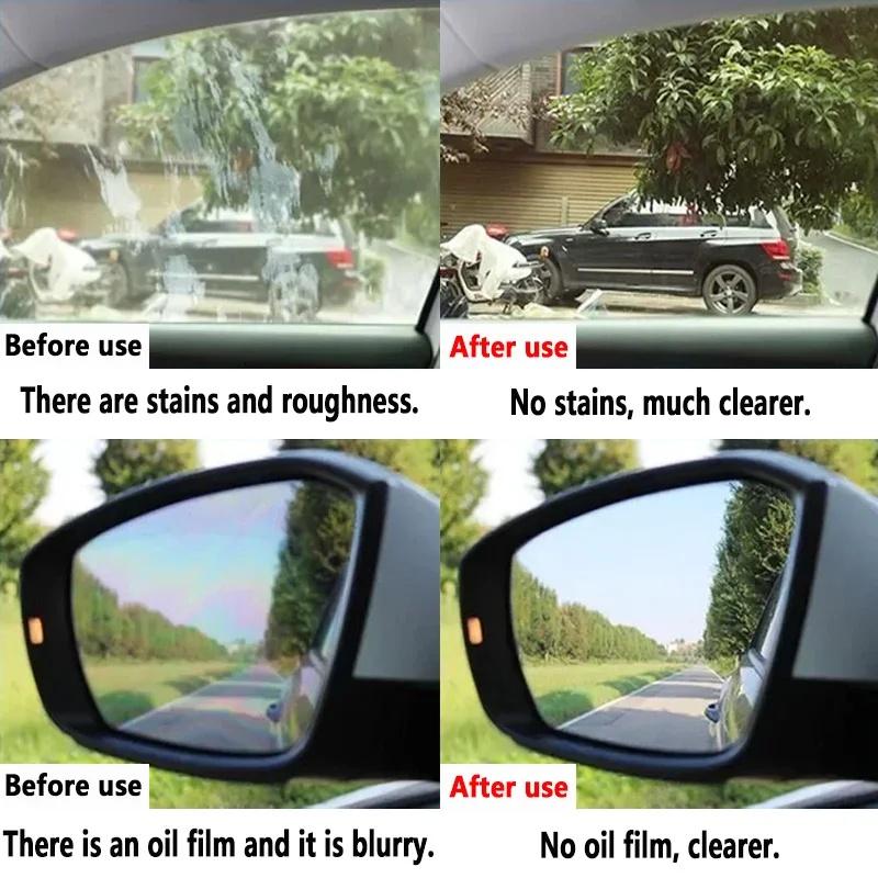 Car Glass Film Remover Windshield Cleaner Glass Film Coating Glass Oil Paste Film Emoval Cream Clean Stains Auto Detailing