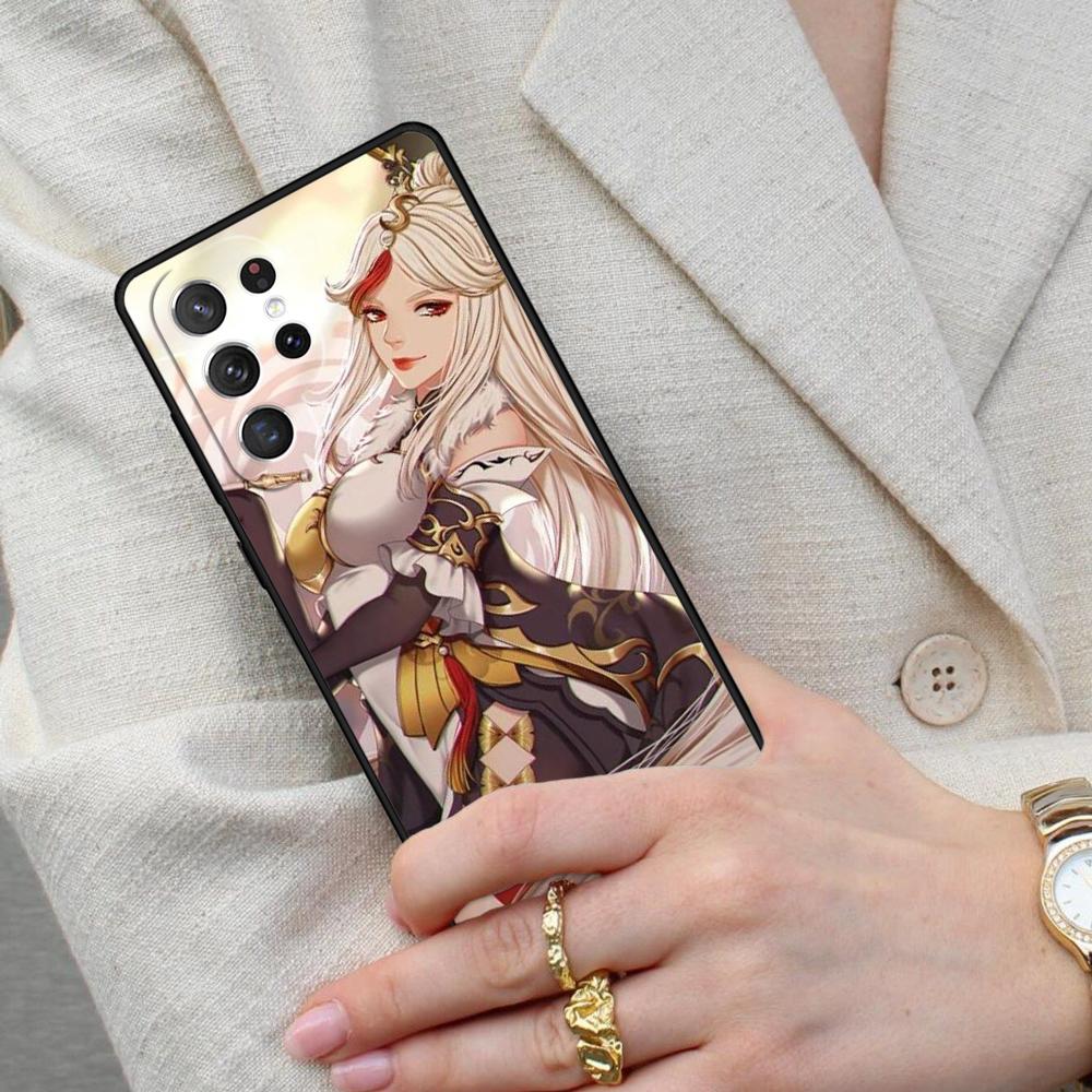 Чехол для телефона Ningguang Genshin Impact для Samsung Galaxy S26 Ultra S25 S24 S23 S22 S21 S20 Note10