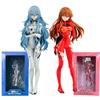 NEON GENESIS EVANGELION Figure EVA Soryu Asuka Rangure Ayanami Rei Long Hair Action Figurine Anime PVC Collectible Toy Gift