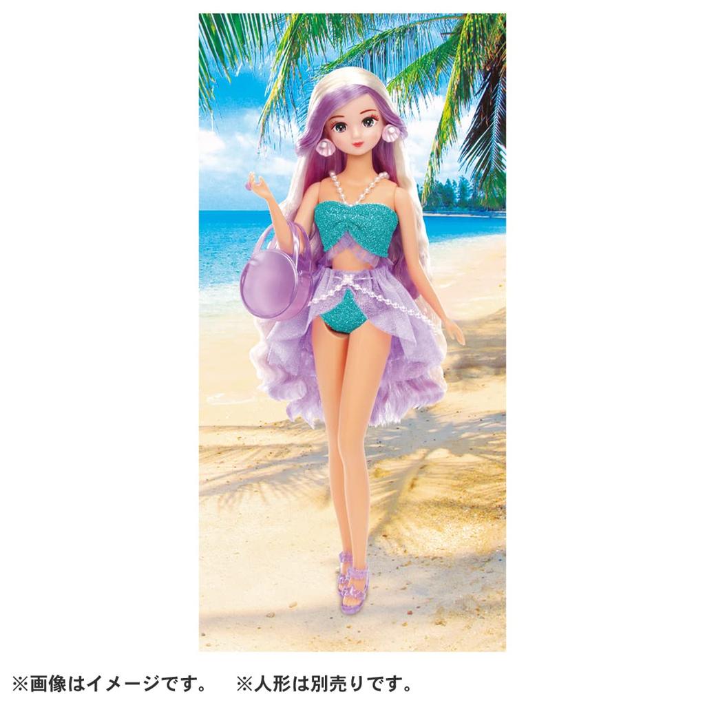 TAKARA TOMY Платье Licca #Licca #Mermaid Beach Wear Dress Up Play Toy Возраст 3+