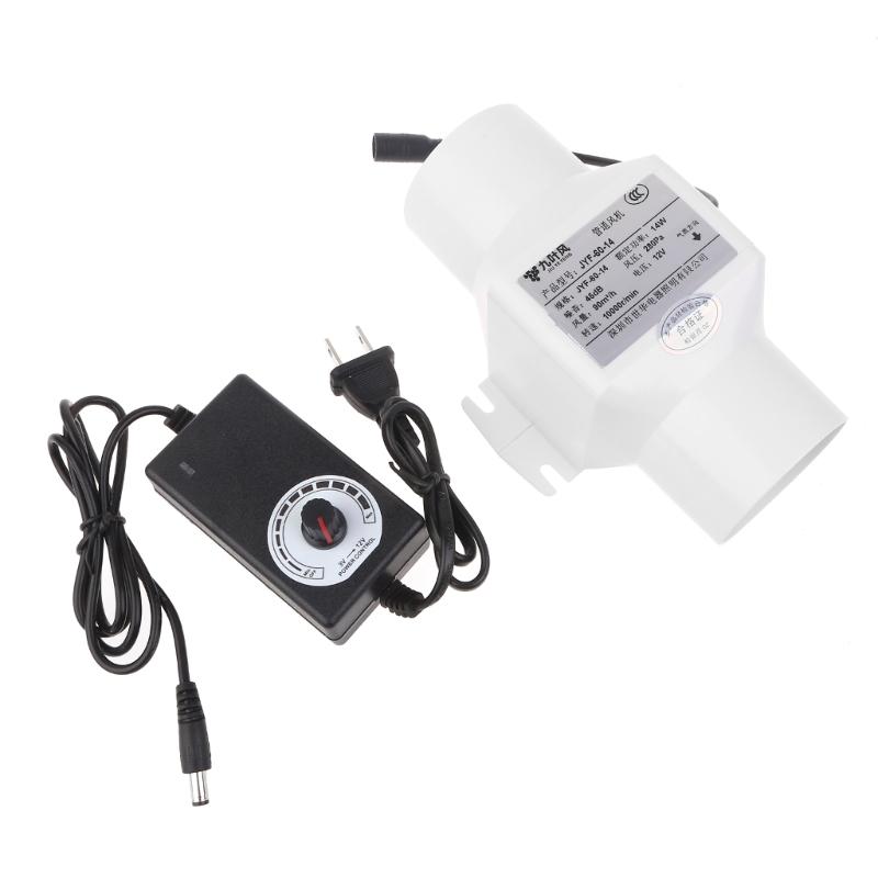 60mm Pipe Vent Ceiling Window Exhaust Fan Ventilator Ventilation Vent Air Extractor for Bathroom Toilet Kitchen Hood