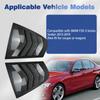 Пара задних боковых оконных спойлеров-накладок для BMW 3 серии F30 Седан 2013 2014 2015 2016- Накладка-жалюзи для оконных проемов