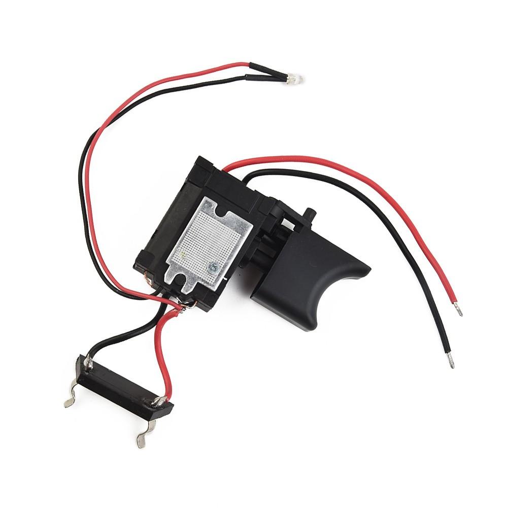 1 шт. Курковый переключатель Электрический Аккумуляторный 16А 7,2В-24В Кнопочный с Маленькой Подсветкой