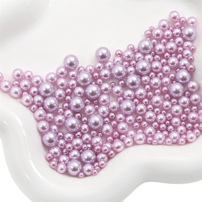 200 шт., 3-8 мм, цветные бусины из АБС-пластика, круглые искусственные жемчужные бусины для самостоятельного изготовления ювелирных изделий, украшения дома, художественный искусственный жемчуг для наполнителей ваз