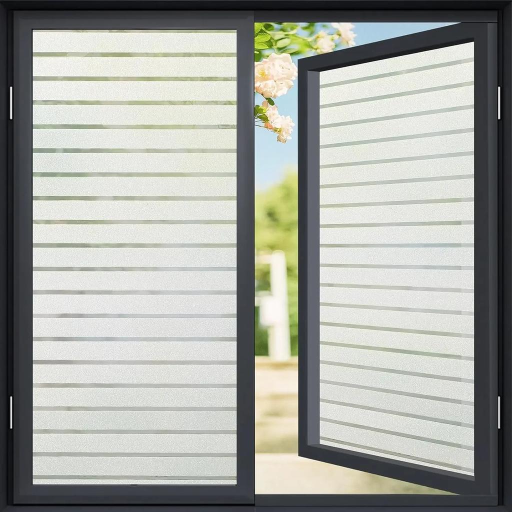 Матовая оконная пленка, декоративная стеклянная пленка, защитная от ультрафиолета, защитная пленка для окон, матовая неклеящаяся наклейка для домашнего офиса