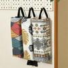 Breathable Cloth Plastic Bag Holder Pull-out Hanging Bag  Kitchen Storage Accessories