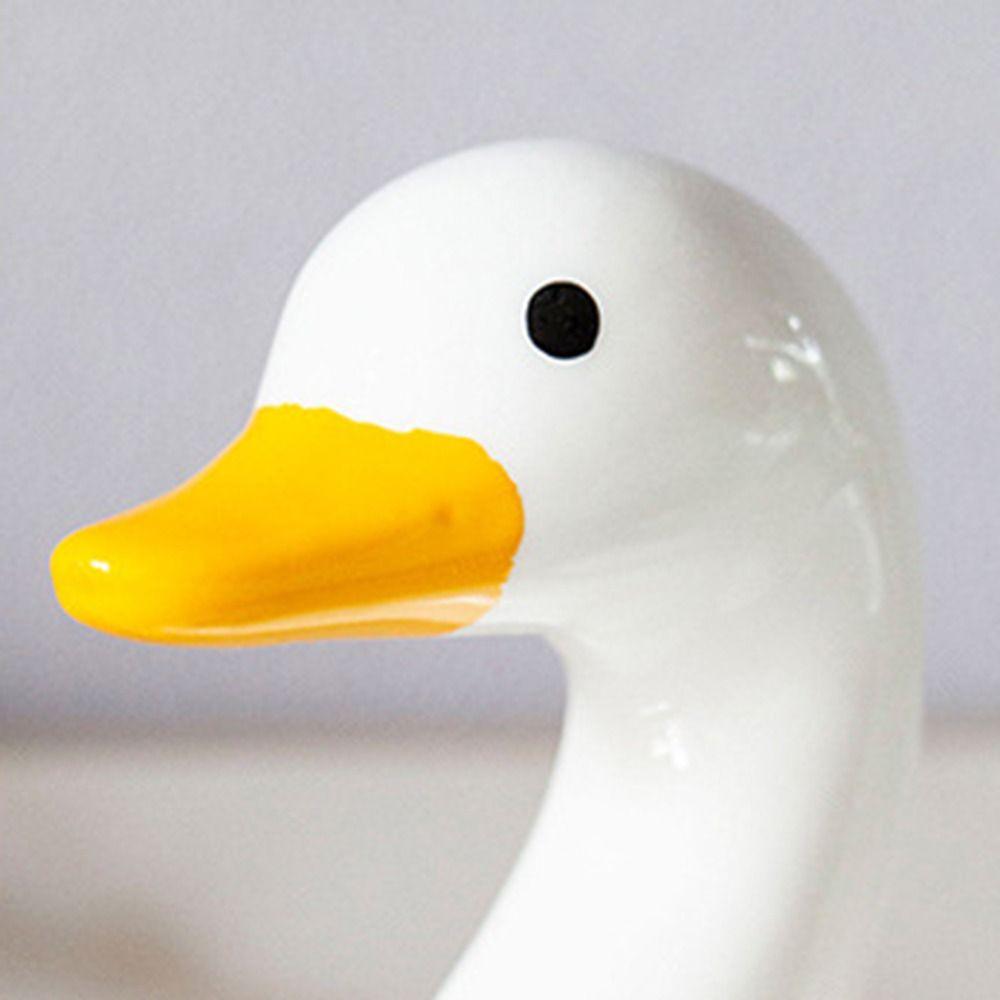 Cartoon Animal Duck Ceramic Soap Dish Cute Drain Storage Rack Portable Soap Holder Hand Wash Table