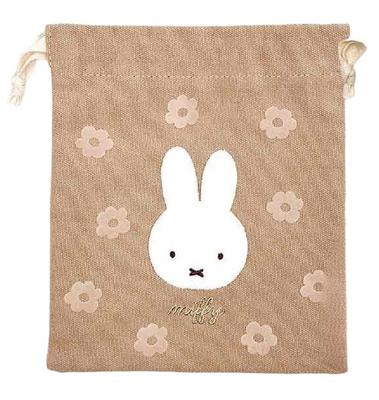Marimo Craft Miffy Серия Cherry Fleur Мешочек на шнурке W170 x В200мм, Бежевый, Прибл.. (DBM-2599)