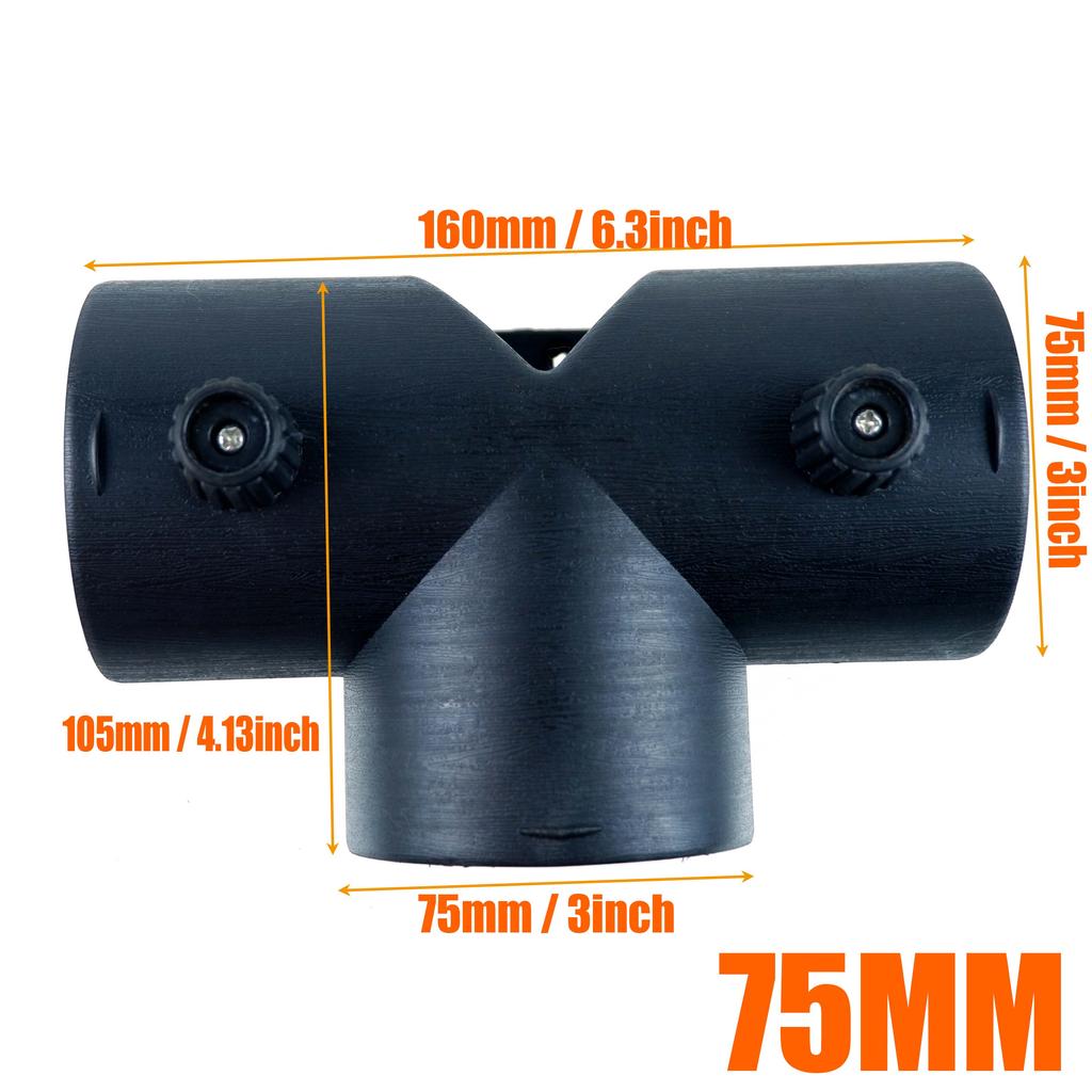 60 мм 75 мм клапан заслонка регулируемый воздуховод дизельный нагреватель вентиляционный воздуховод разветвитель выхлопной трубы выход соединитель соединитель для автомобиля