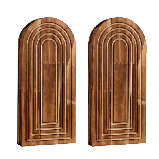 Деревянная настенная ваза Бохо Настенная подвесная кашпо Фермерский дом Настенный декор для прихожей, коридора, ванной комнаты, гостиной, столовой, узких пространств