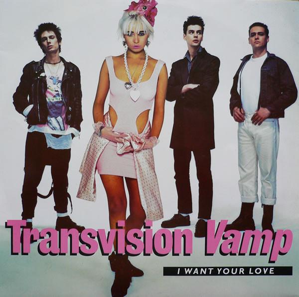 12-дюймовая пластинка TRANSVISION VAMP I Want Your Love TVVT3 MCA Records 1988 UK Танцевальная Электроника Б/у