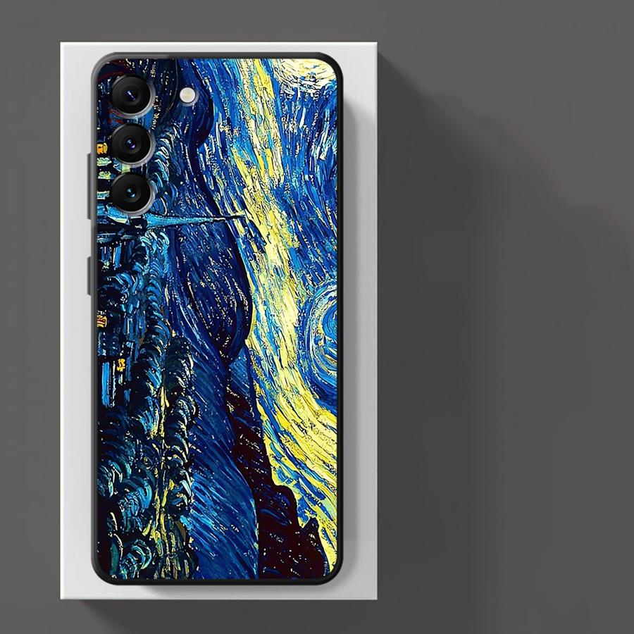 Чехол для телефона Funda для Xiaomi Redmi Note 7 8 10 12 Pro 9 11 11s 12s 13 Pro Plus 14 10S 9S Ван Гог Звездная ночь