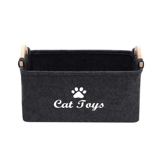 Ящик для хранения игрушек для домашних животных, легкий, гибкий, большой емкости, органайзер для хранения