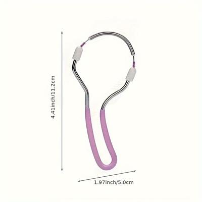 1 шт. Эпилятор для лица для женщин, Удаляет нежелательные волосы над верхней губой, на подбородке, на лице, Портативный ручной пружинный роликовый эпилятор для гладкости