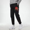 Jordan Мужские черные спортивные штаны Air 23 для бега, с принтом, на флисовой подкладке, длина до стопы, вязаные CV3162-010