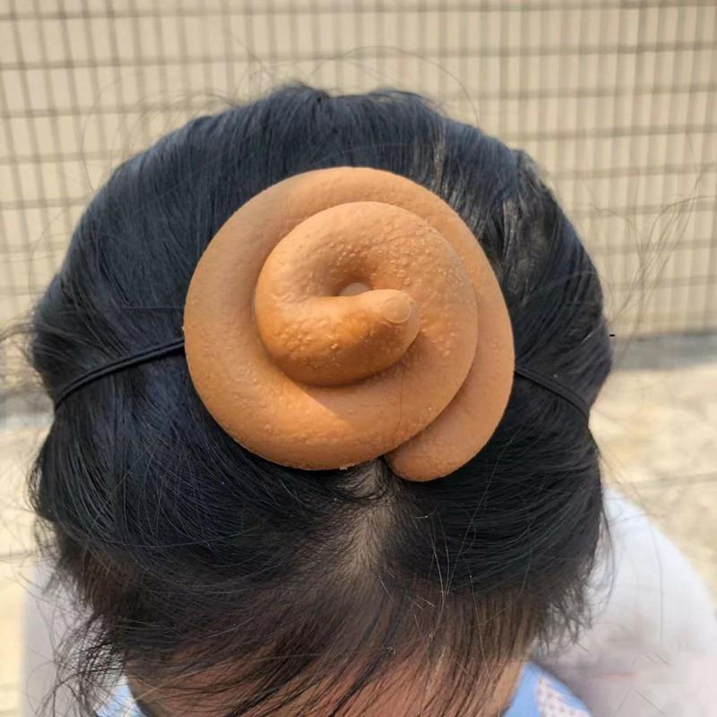 1 шт. забавная имитация какашки шляпа новинка карнавальная праздничная шляпа нарядный косплей костюм какашка головной убор