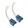 2pcs Headlight Connector Reliable Durable Quick Installation Portable Convenient Replaceable Wiring